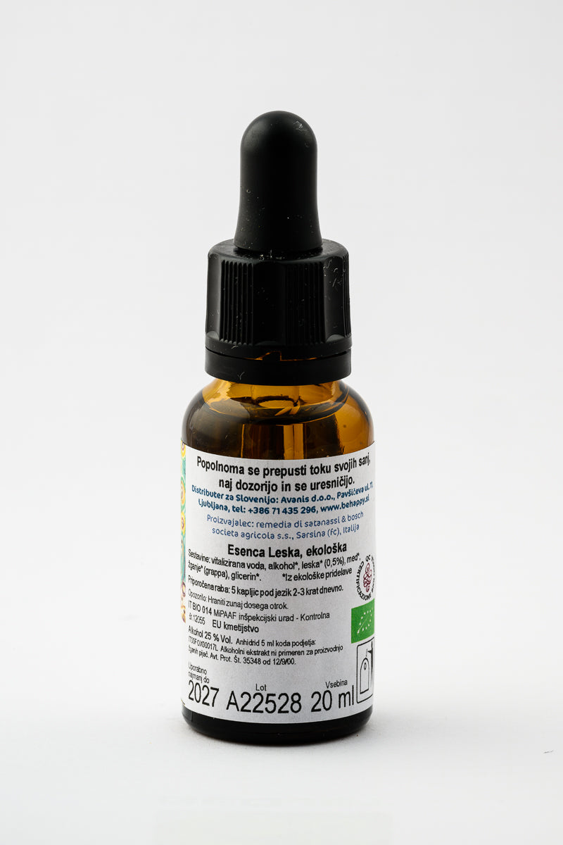 Esence dreves - Leska - ekološke kapljice 20ml