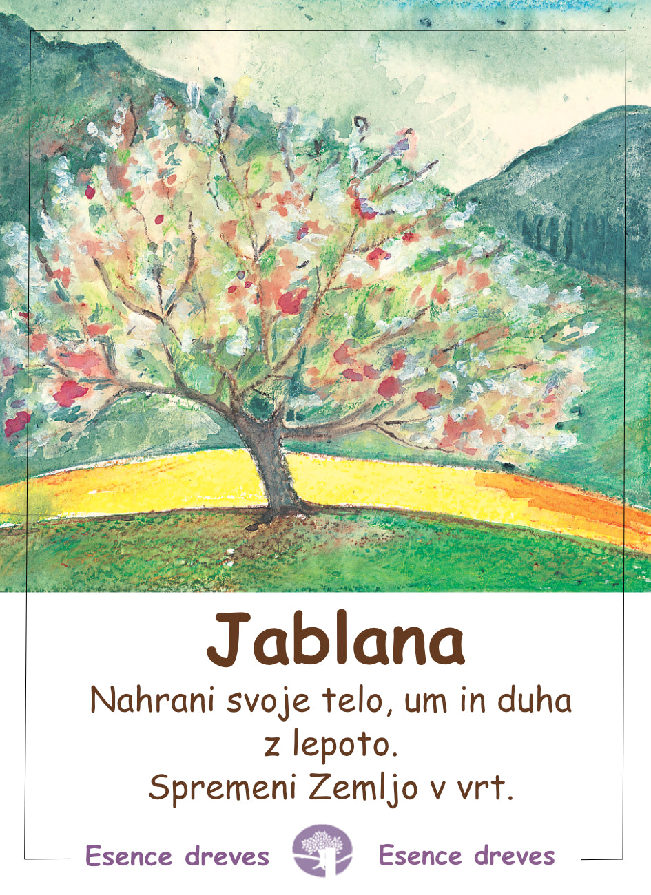 Esence dreves - Jablana - ekološko razpršilo 20ml