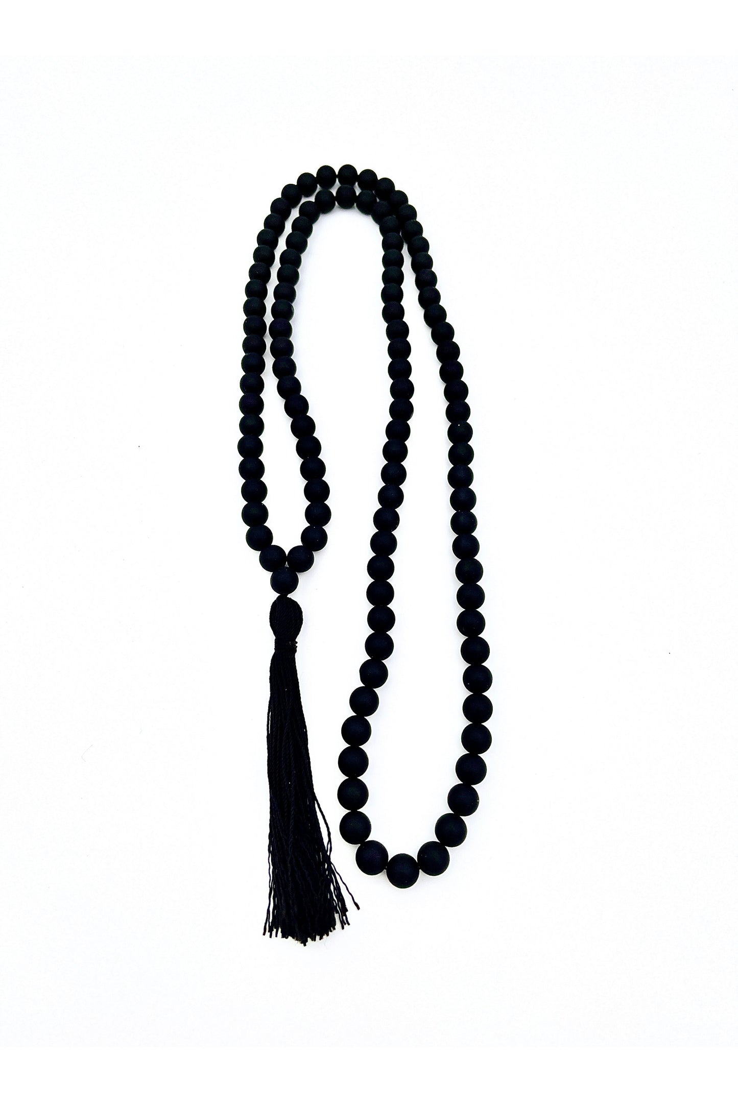 Zdravilna ogrlica iz dragega kamna svetega kadila bosvelije - velika mala 108 kroglic 48cm